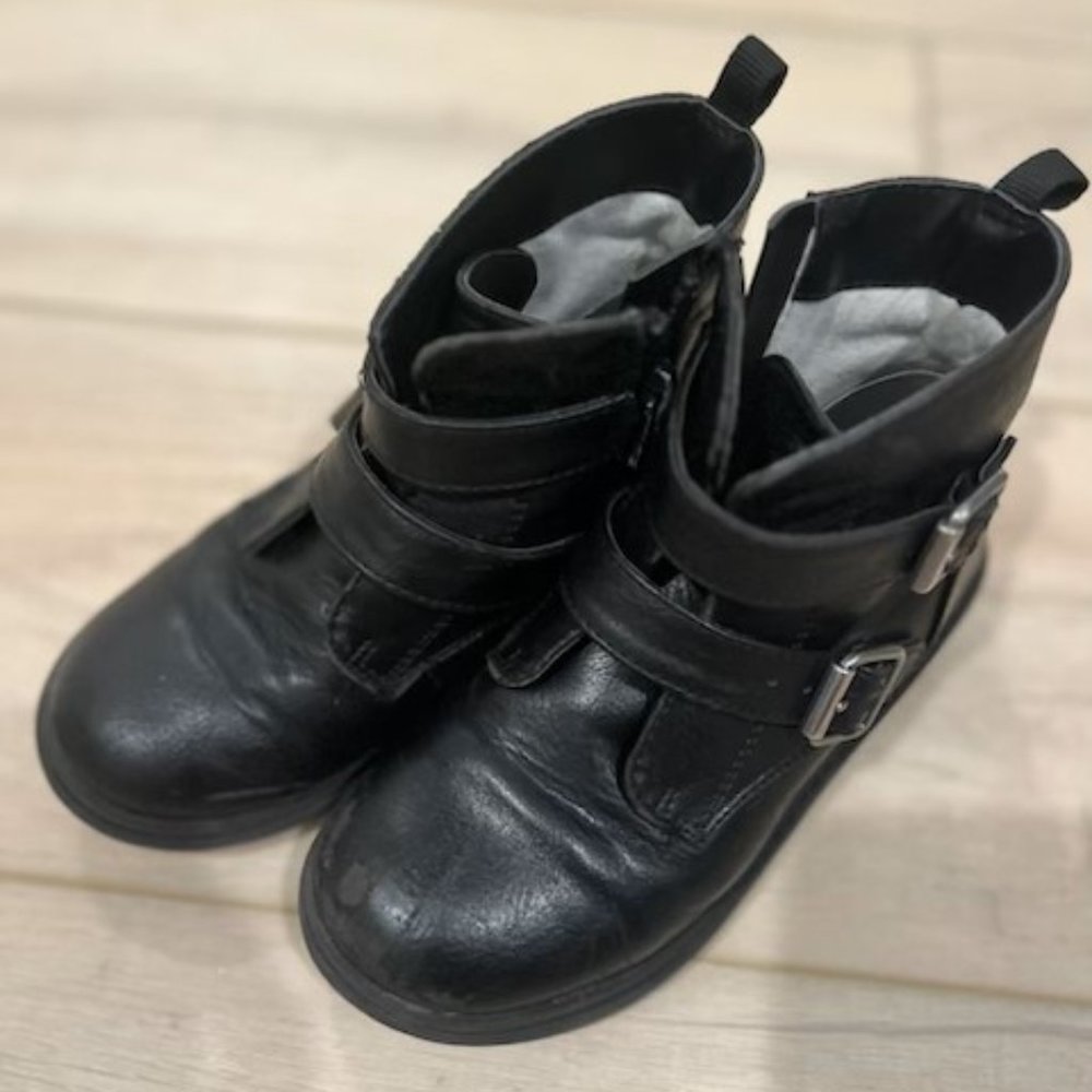 Kids Girl Faux Leather Boots